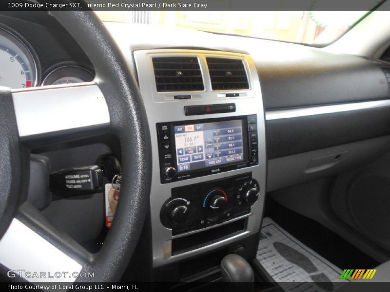 Inferno Red Crystal Pearl / Dark Slate Gray 2009 Dodge Charger SXT