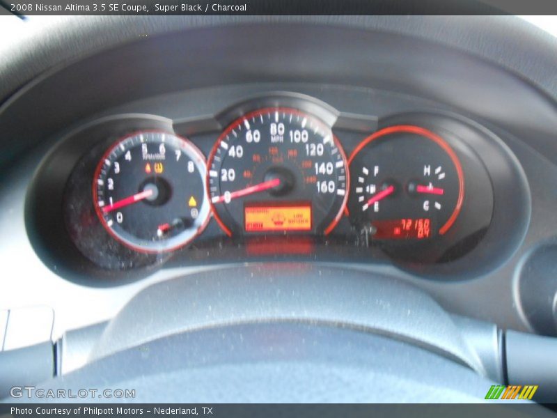 Super Black / Charcoal 2008 Nissan Altima 3.5 SE Coupe
