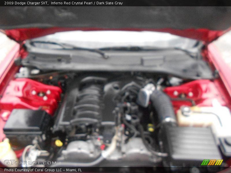 Inferno Red Crystal Pearl / Dark Slate Gray 2009 Dodge Charger SXT