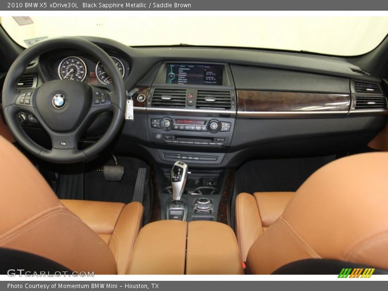 Black Sapphire Metallic / Saddle Brown 2010 BMW X5 xDrive30i