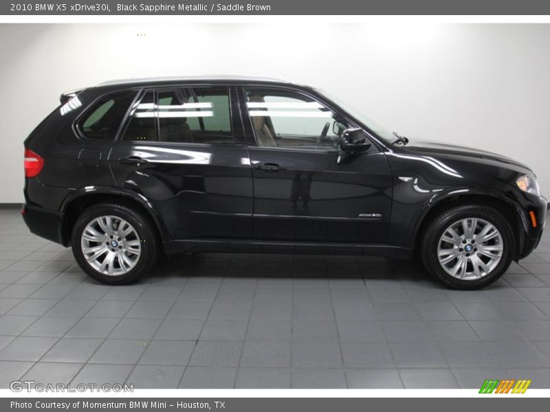 Black Sapphire Metallic / Saddle Brown 2010 BMW X5 xDrive30i