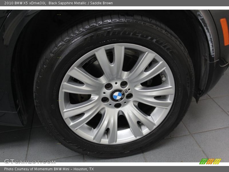 Black Sapphire Metallic / Saddle Brown 2010 BMW X5 xDrive30i