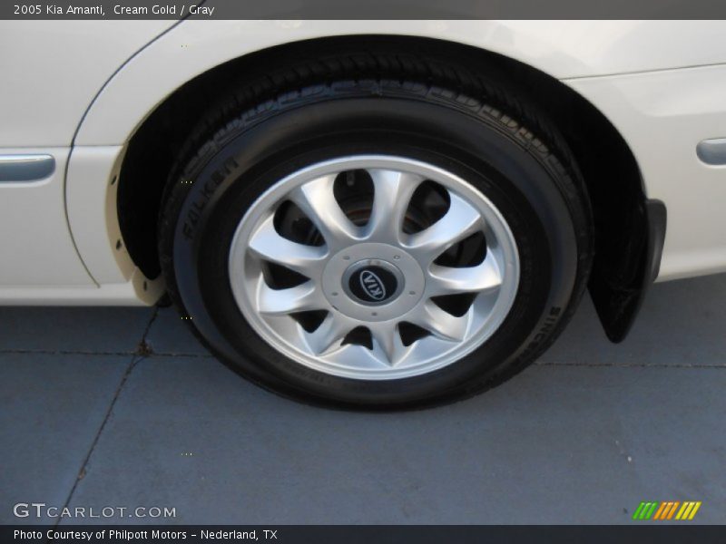 Cream Gold / Gray 2005 Kia Amanti
