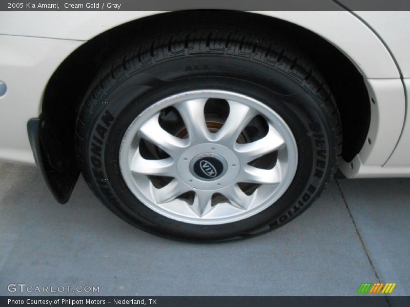 Cream Gold / Gray 2005 Kia Amanti