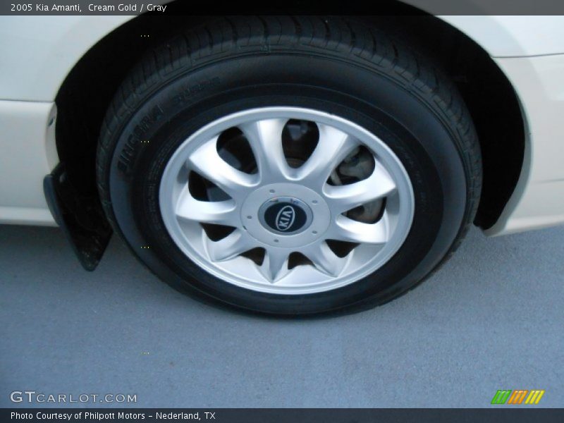 Cream Gold / Gray 2005 Kia Amanti