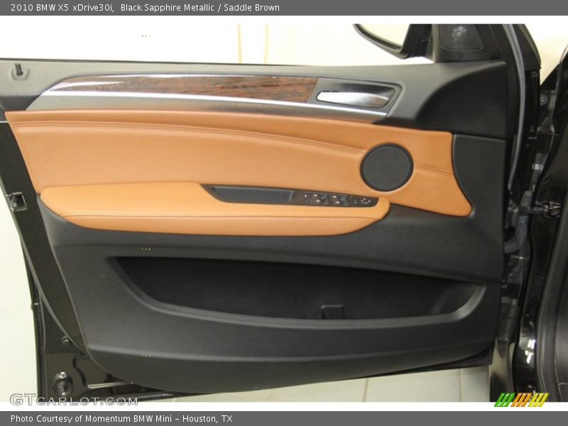 Black Sapphire Metallic / Saddle Brown 2010 BMW X5 xDrive30i