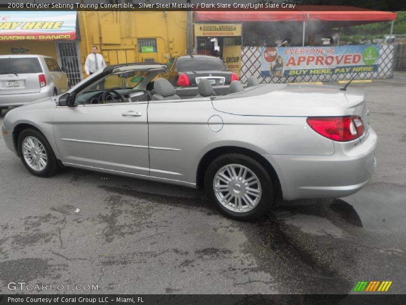 Silver Steel Metallic / Dark Slate Gray/Light Slate Gray 2008 Chrysler Sebring Touring Convertible