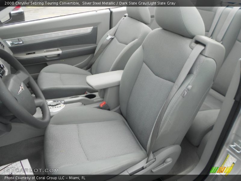 Silver Steel Metallic / Dark Slate Gray/Light Slate Gray 2008 Chrysler Sebring Touring Convertible