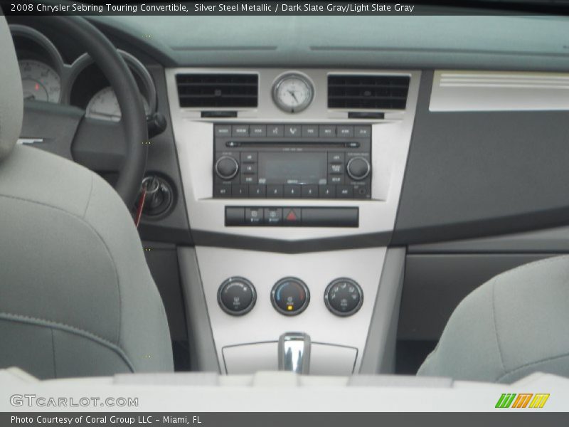 Silver Steel Metallic / Dark Slate Gray/Light Slate Gray 2008 Chrysler Sebring Touring Convertible