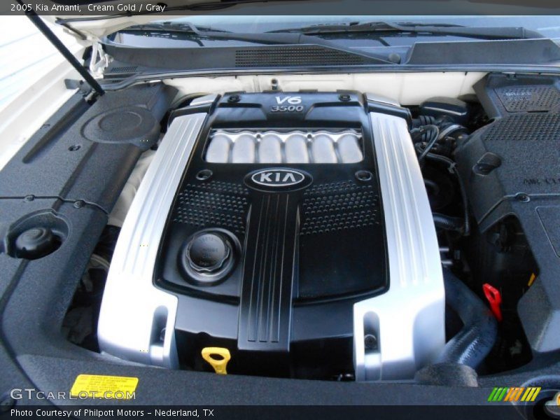 Cream Gold / Gray 2005 Kia Amanti