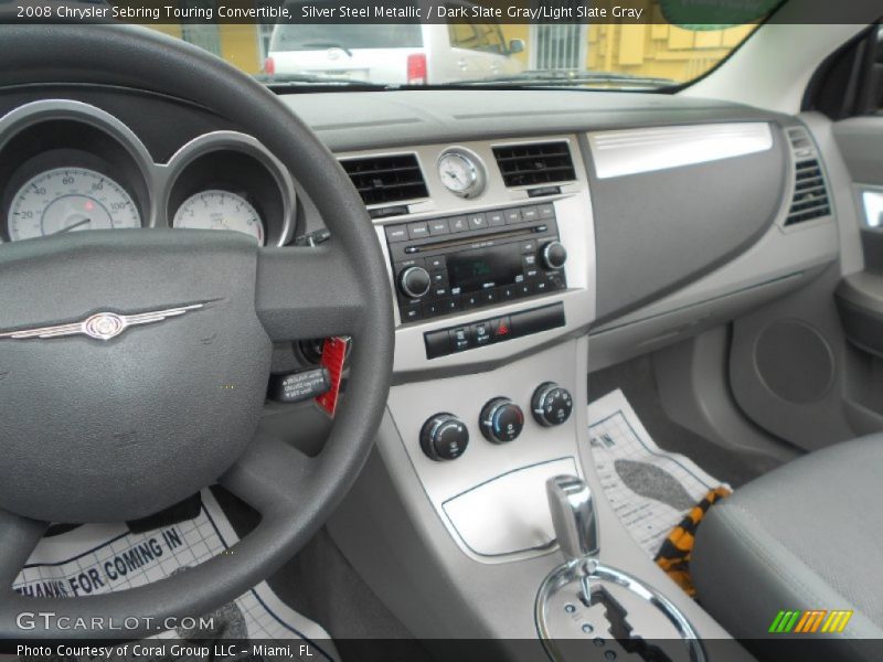 Silver Steel Metallic / Dark Slate Gray/Light Slate Gray 2008 Chrysler Sebring Touring Convertible