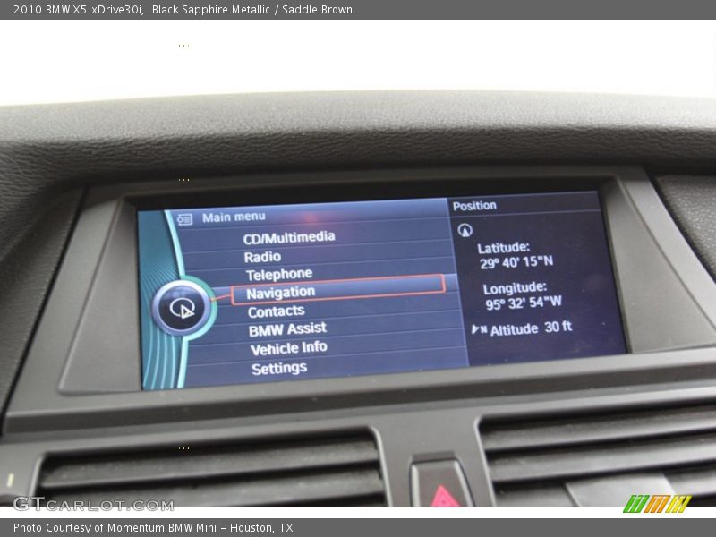Black Sapphire Metallic / Saddle Brown 2010 BMW X5 xDrive30i