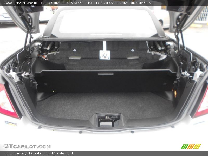 Silver Steel Metallic / Dark Slate Gray/Light Slate Gray 2008 Chrysler Sebring Touring Convertible