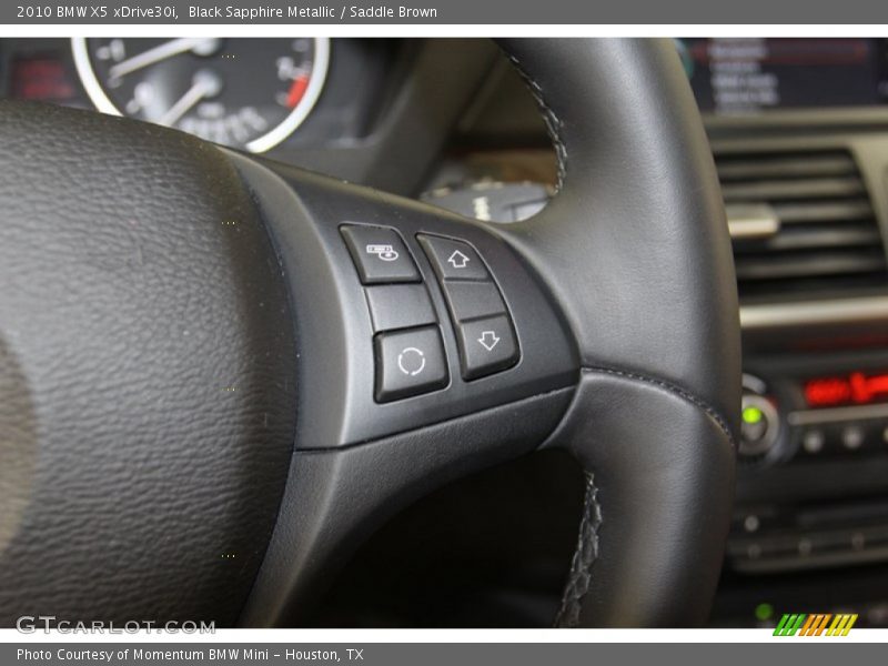 Black Sapphire Metallic / Saddle Brown 2010 BMW X5 xDrive30i