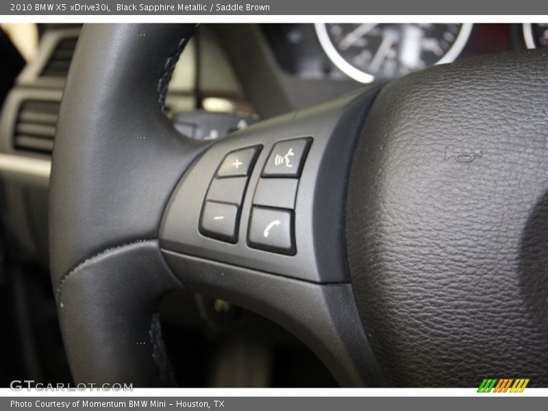 Black Sapphire Metallic / Saddle Brown 2010 BMW X5 xDrive30i
