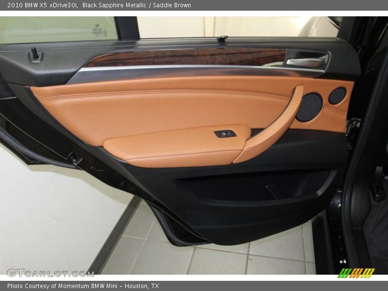 Black Sapphire Metallic / Saddle Brown 2010 BMW X5 xDrive30i