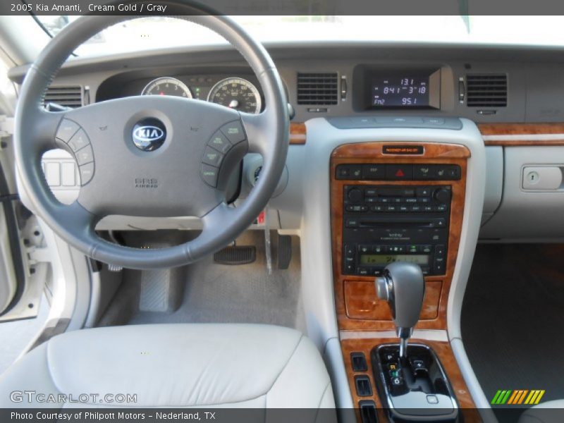 Cream Gold / Gray 2005 Kia Amanti