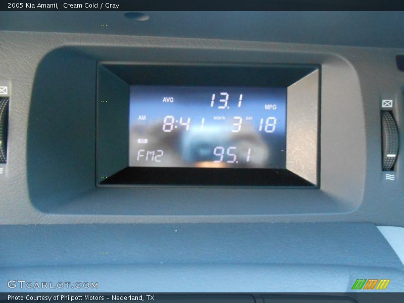 Cream Gold / Gray 2005 Kia Amanti