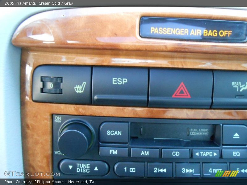 Cream Gold / Gray 2005 Kia Amanti