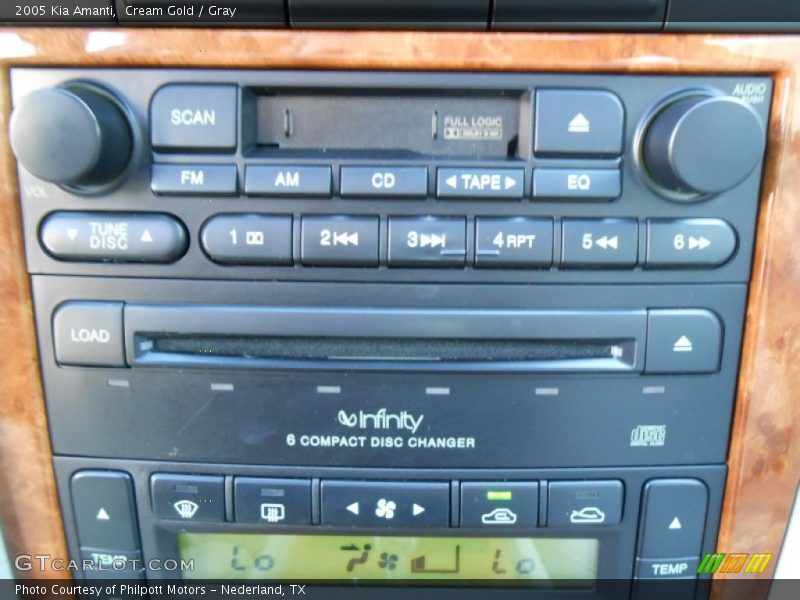 Cream Gold / Gray 2005 Kia Amanti