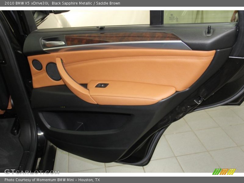 Black Sapphire Metallic / Saddle Brown 2010 BMW X5 xDrive30i