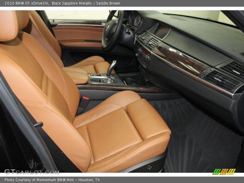 Black Sapphire Metallic / Saddle Brown 2010 BMW X5 xDrive30i