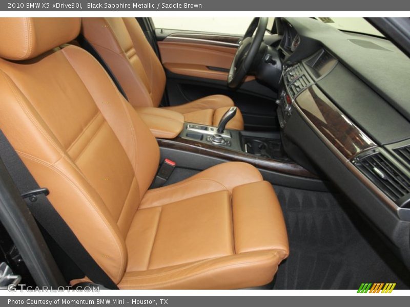 Black Sapphire Metallic / Saddle Brown 2010 BMW X5 xDrive30i