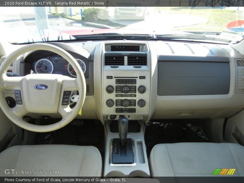 Sangria Red Metallic / Stone 2010 Ford Escape XLT V6