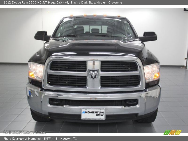 Black / Dark Slate/Medium Graystone 2012 Dodge Ram 2500 HD SLT Mega Cab 4x4