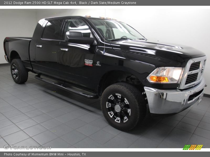 Black / Dark Slate/Medium Graystone 2012 Dodge Ram 2500 HD SLT Mega Cab 4x4