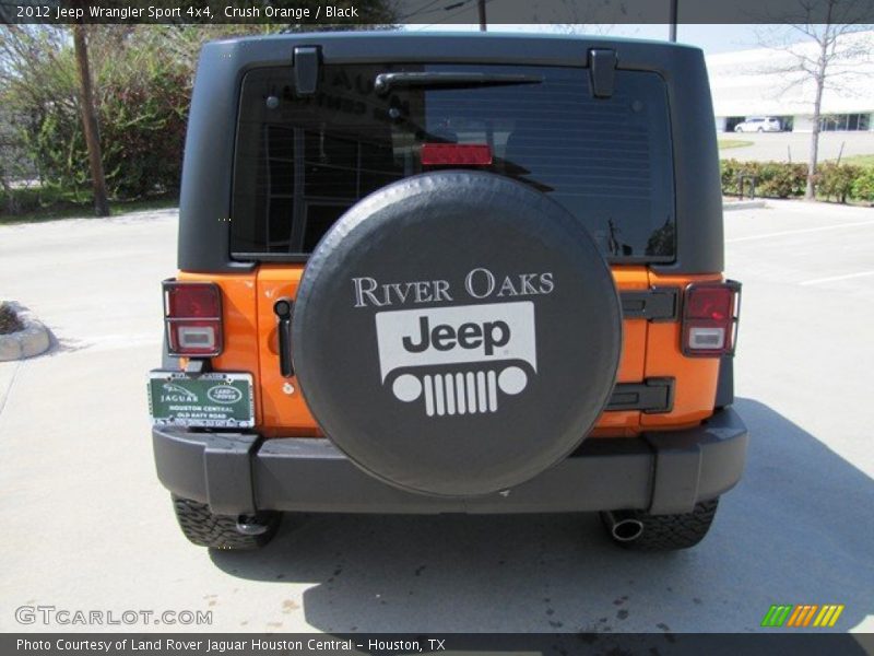 Crush Orange / Black 2012 Jeep Wrangler Sport 4x4