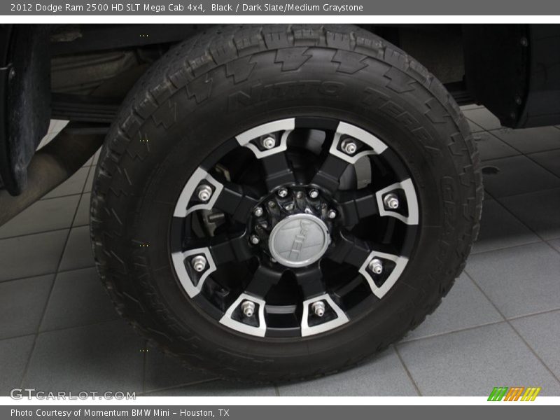 Black / Dark Slate/Medium Graystone 2012 Dodge Ram 2500 HD SLT Mega Cab 4x4