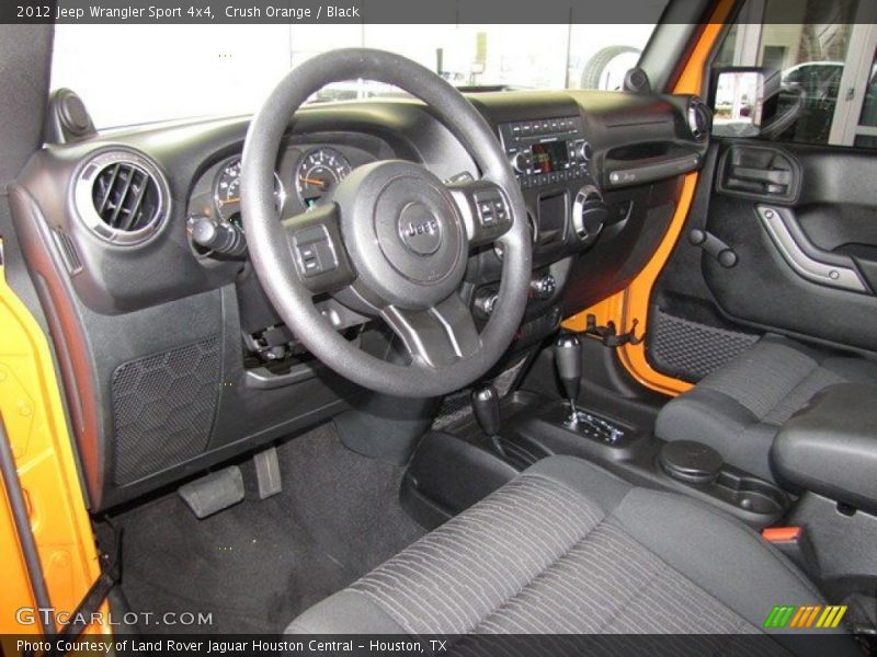 Crush Orange / Black 2012 Jeep Wrangler Sport 4x4