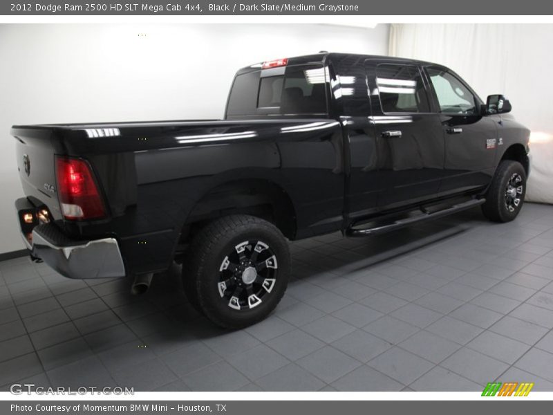 Black / Dark Slate/Medium Graystone 2012 Dodge Ram 2500 HD SLT Mega Cab 4x4