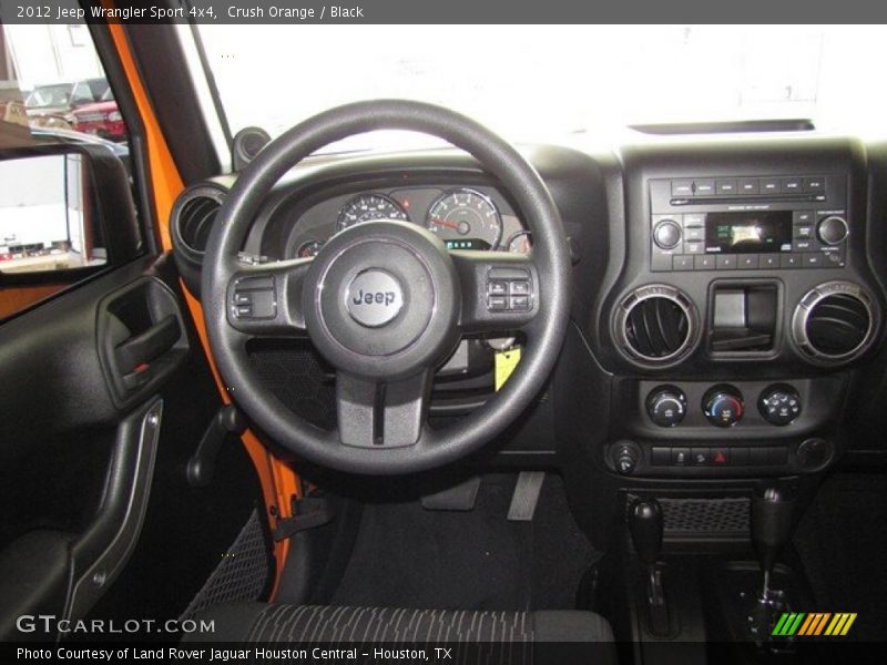 Crush Orange / Black 2012 Jeep Wrangler Sport 4x4