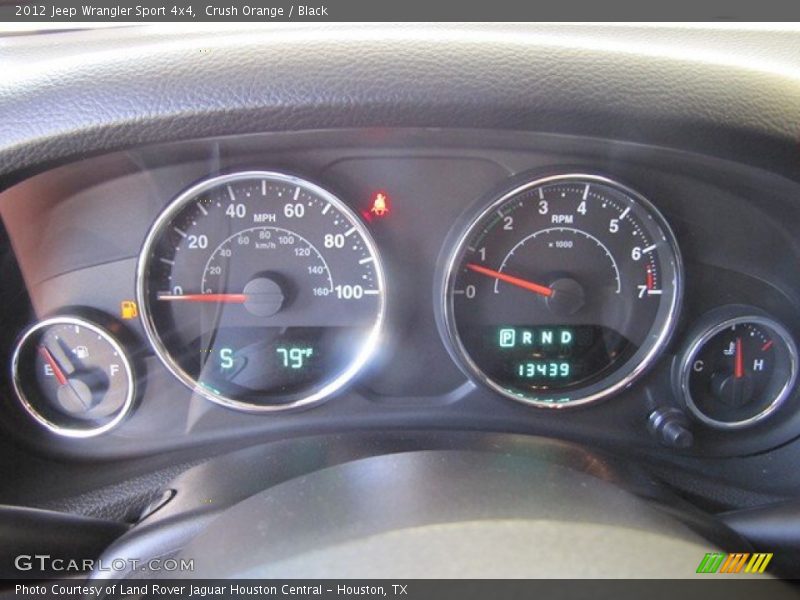 Crush Orange / Black 2012 Jeep Wrangler Sport 4x4