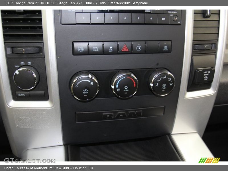 Black / Dark Slate/Medium Graystone 2012 Dodge Ram 2500 HD SLT Mega Cab 4x4