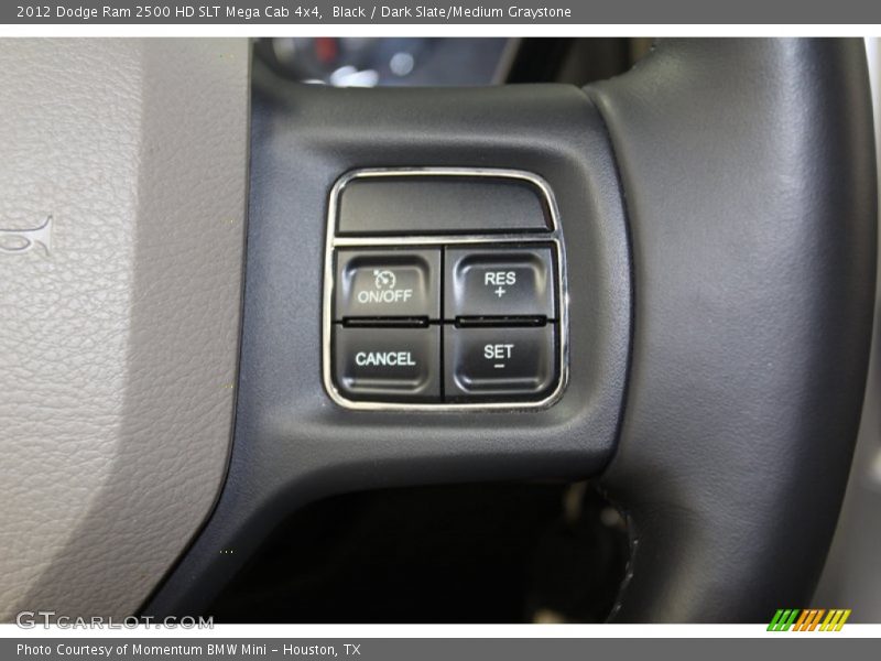 Black / Dark Slate/Medium Graystone 2012 Dodge Ram 2500 HD SLT Mega Cab 4x4