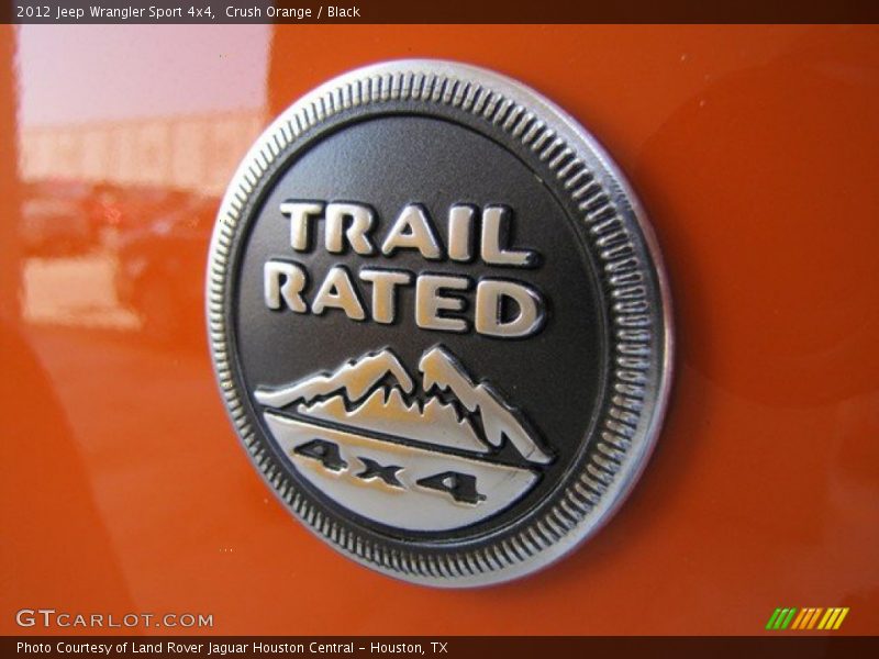 Crush Orange / Black 2012 Jeep Wrangler Sport 4x4