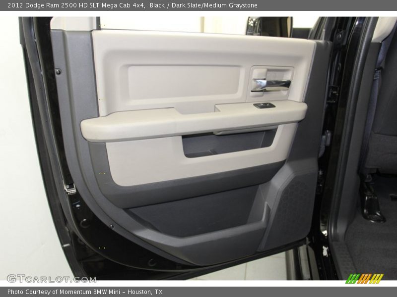 Black / Dark Slate/Medium Graystone 2012 Dodge Ram 2500 HD SLT Mega Cab 4x4