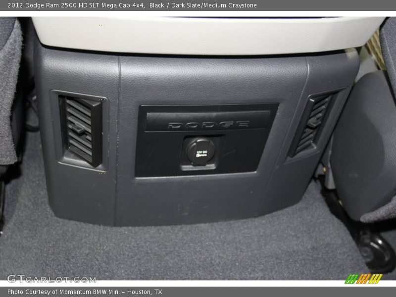 Black / Dark Slate/Medium Graystone 2012 Dodge Ram 2500 HD SLT Mega Cab 4x4