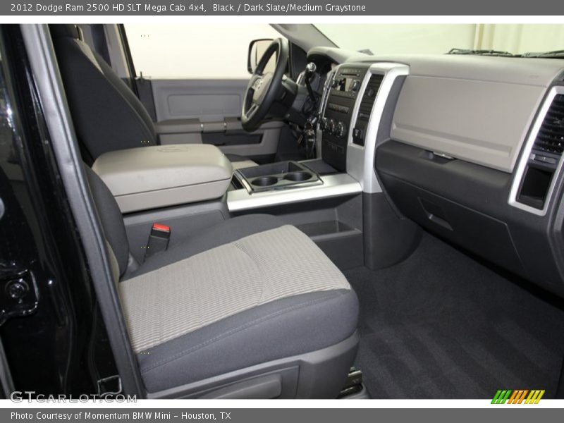 Black / Dark Slate/Medium Graystone 2012 Dodge Ram 2500 HD SLT Mega Cab 4x4