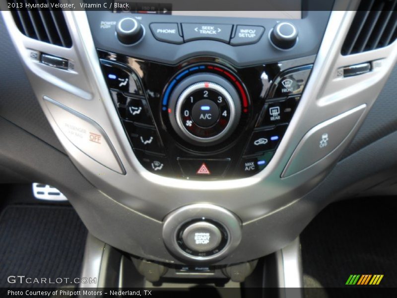 Controls of 2013 Veloster 