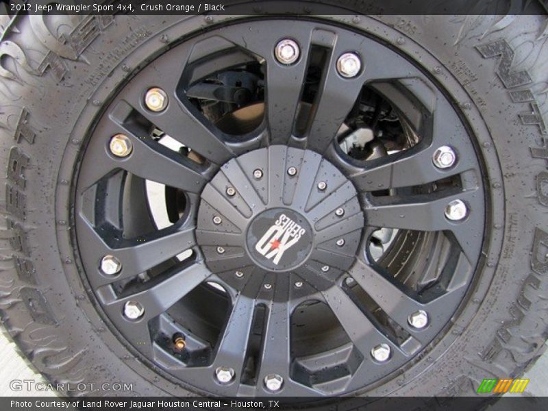 Crush Orange / Black 2012 Jeep Wrangler Sport 4x4