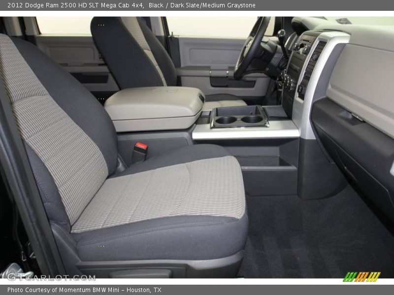 Black / Dark Slate/Medium Graystone 2012 Dodge Ram 2500 HD SLT Mega Cab 4x4
