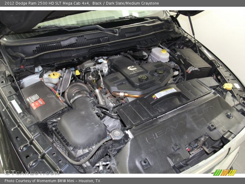 Black / Dark Slate/Medium Graystone 2012 Dodge Ram 2500 HD SLT Mega Cab 4x4
