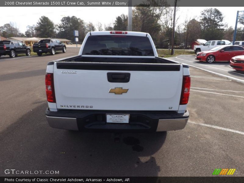 Summit White / Ebony 2008 Chevrolet Silverado 1500 LT Crew Cab