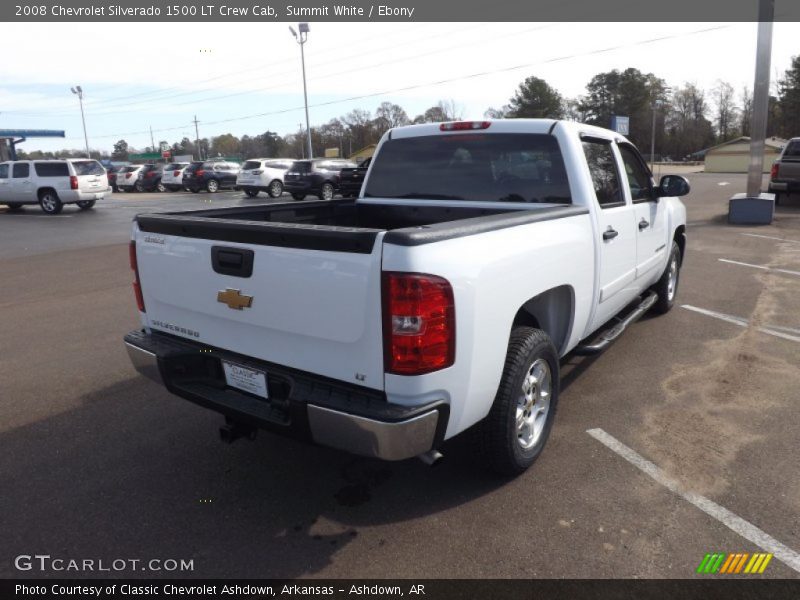 Summit White / Ebony 2008 Chevrolet Silverado 1500 LT Crew Cab