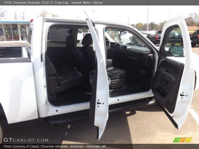 Summit White / Ebony 2008 Chevrolet Silverado 1500 LT Crew Cab