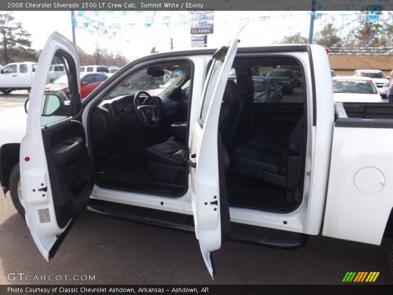 Summit White / Ebony 2008 Chevrolet Silverado 1500 LT Crew Cab
